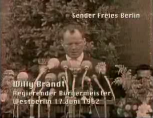 Willy Brandt am 17.6.1962